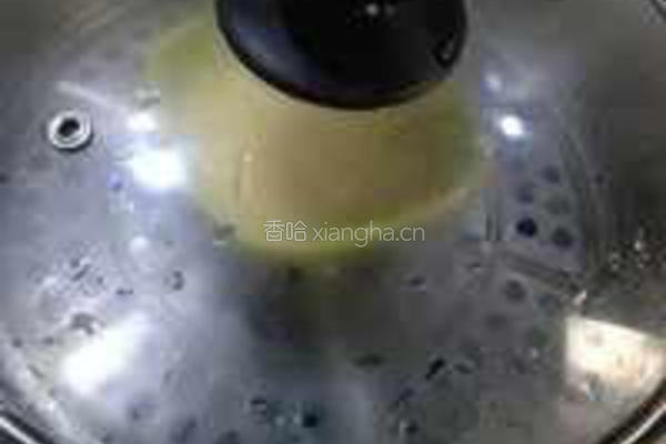 香蕉蛋奶羹的做法图解6