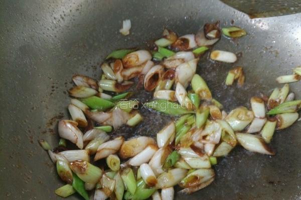 大葱炒豆腐加剩菜的做法图解3
