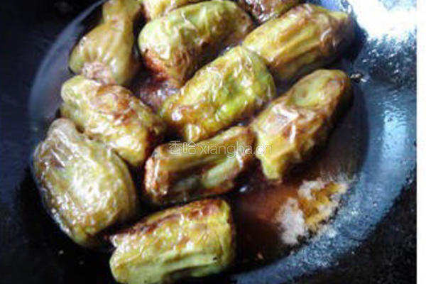 青椒酿肉的做法图解16