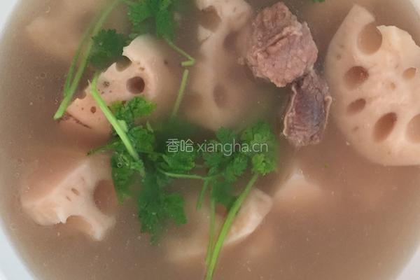 骨头莲藕汤的做法图解4