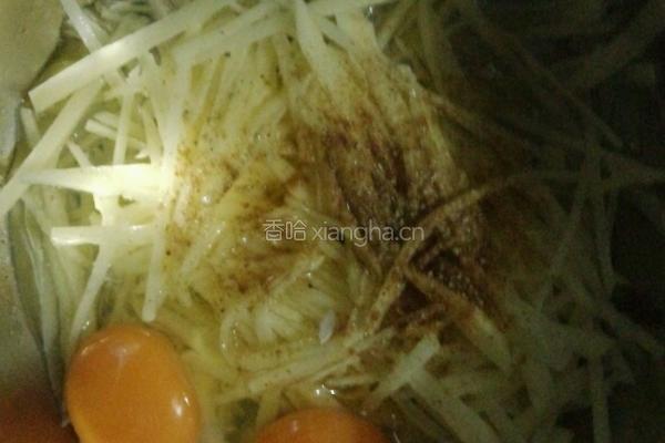 土豆鸡蛋饼的做法图解3