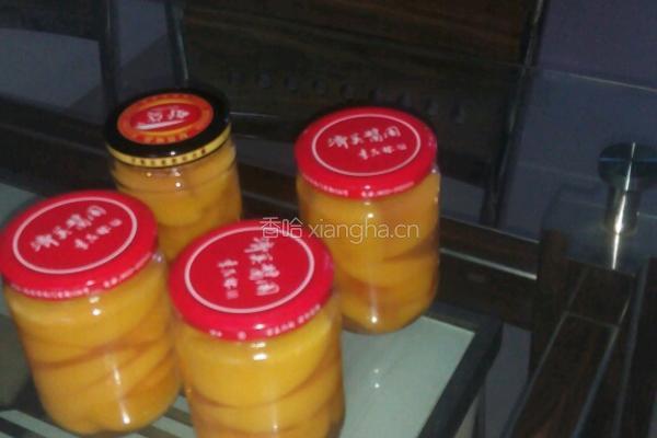 黄桃罐头的做法图解4