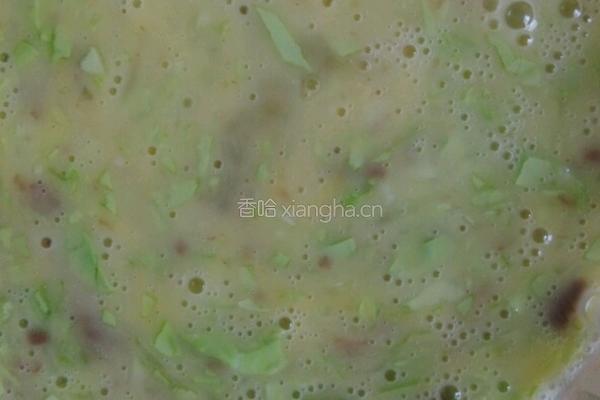 包菜牛肉鸡蛋羹的做法图解3