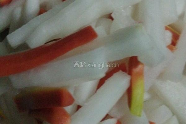 泡萝卜的做法图解2