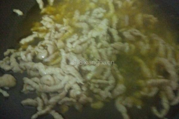 青椒肉丝的做法图解3
