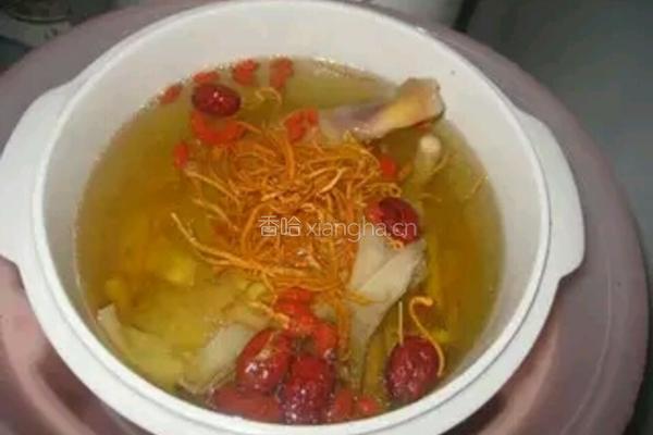 虫草花炖鸭汤的做法图解7