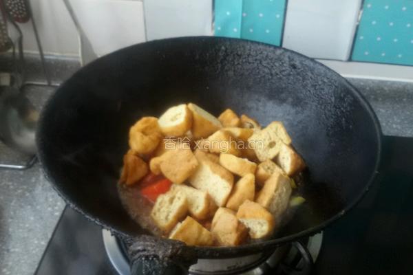 西红柿焖炸豆泡的做法图解7