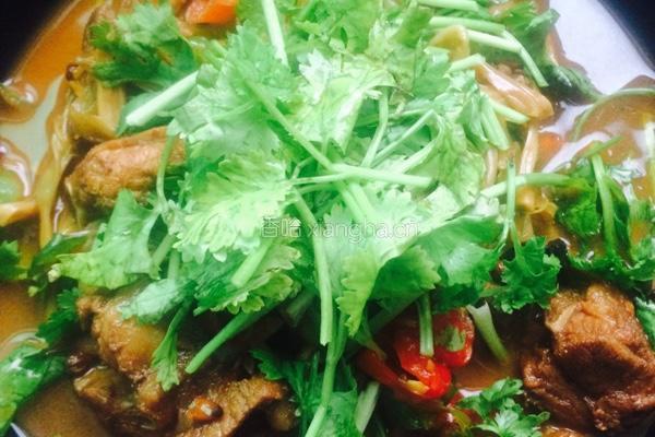 小排炖黄花菜的做法图解9
