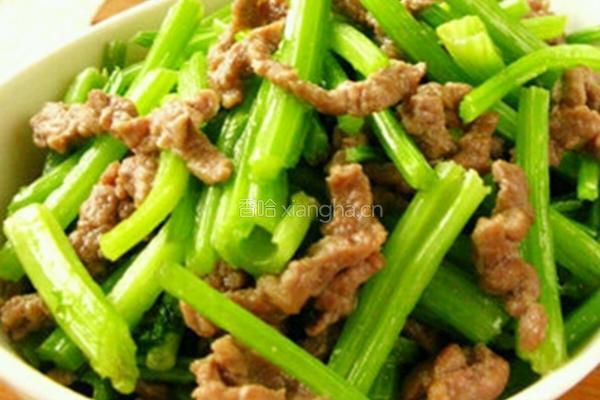 芹菜炒肉