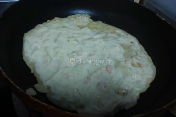 翠衣鸡蛋煎饼的做法图解8
