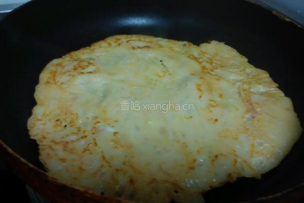 翠衣鸡蛋煎饼的做法图解9