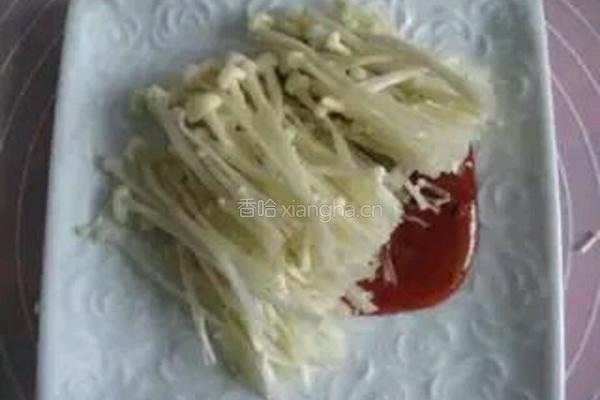 培根金针菇的做法图解3