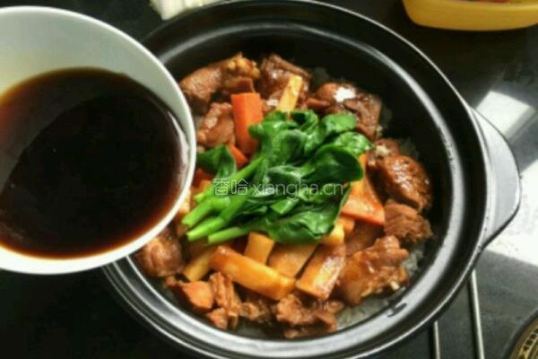 排骨煲仔饭的做法图解10