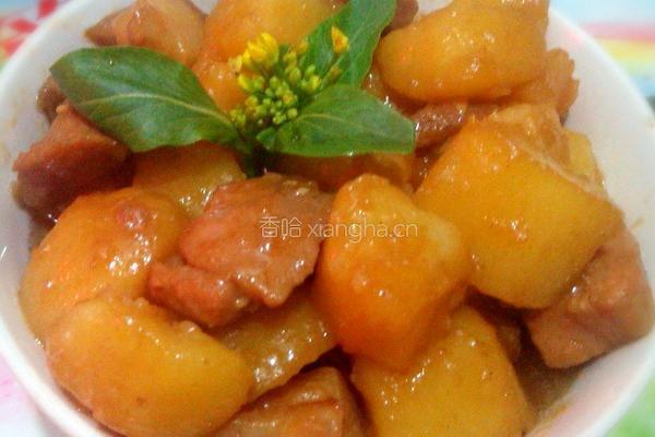 土豆煲肉的做法图解10