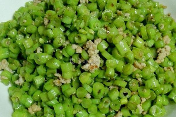 肉末炒豆角的做法图解5