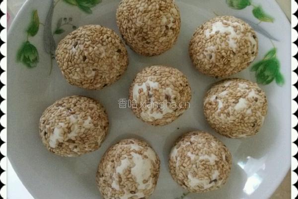 红豆馅麻圆的做法图解6