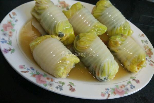 糖醋白菜卷的做法图解6