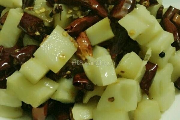 辣子藕丁的做法图解5