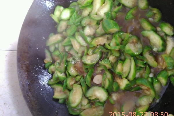 炒丝瓜的做法图解4