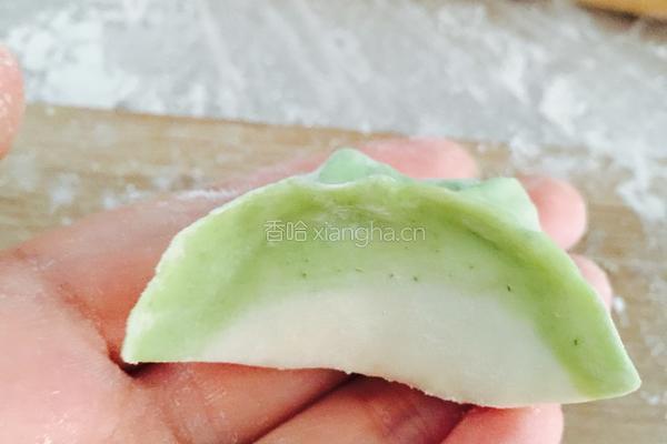 翡翠饺子的做法图解4