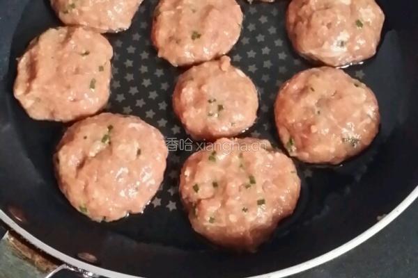 香煎肉饼的做法图解2