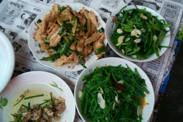 炒波菜的做法图解5