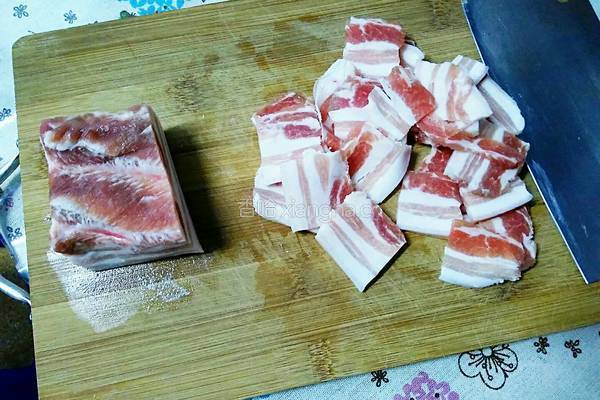 农家小炒肉的做法图解3