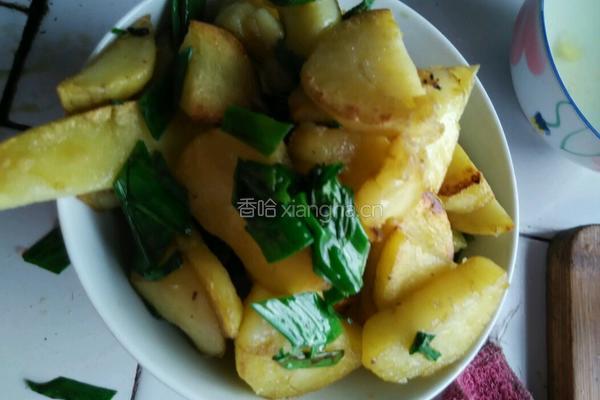 葱炒洋芋的做法图解7