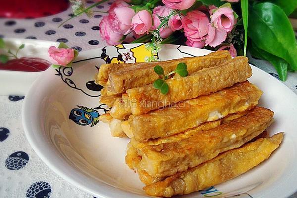香煎馒头条的做法图解5