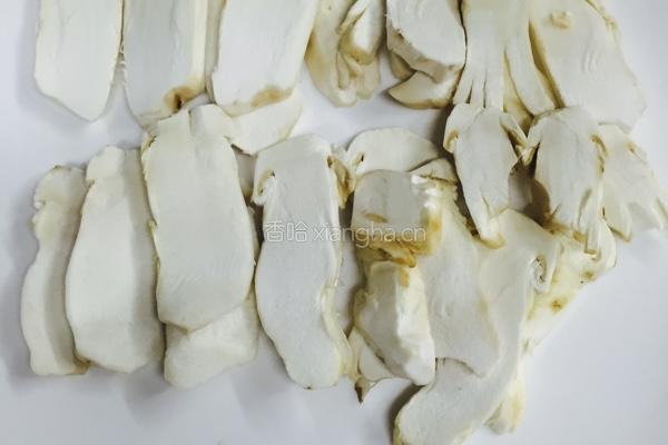 香煎松茸菌的做法图解2