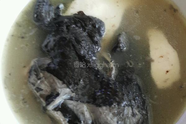 椰子煲乌鷄。的做法图解5