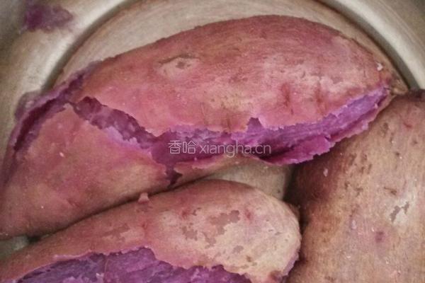 紫薯饼的做法图解2