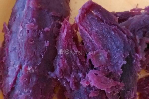 紫薯饼的做法图解3