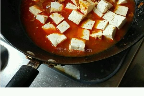 麻婆豆腐的做法图解7