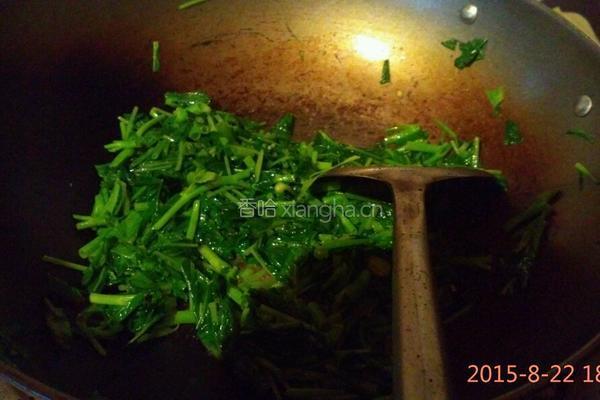 炒空心菜的做法图解3