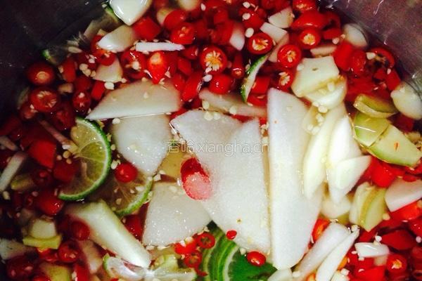 韩国辣白菜腌酱的做法图解3
