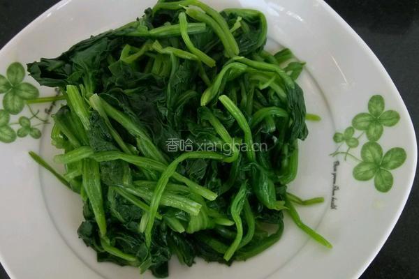胡油菠菜炒蛋的做法图解6