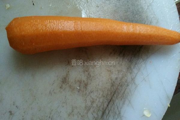 豆芽炒胡萝卜丝儿的做法图解2