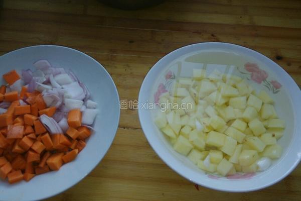 猪肉咖喱饭的做法图解3
