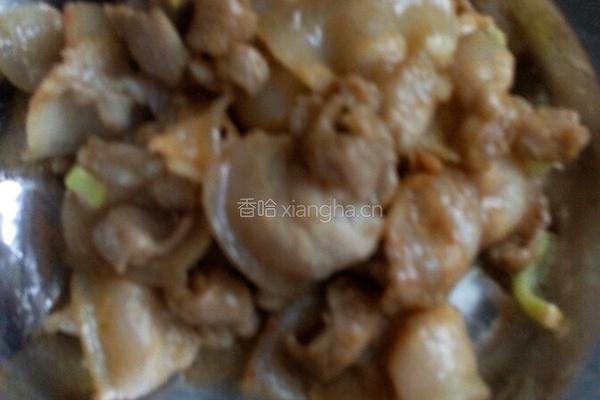 细笋彩椒烩肉的做法图解7