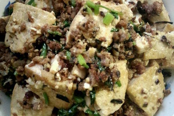 豆腐肉沫的做法图解4