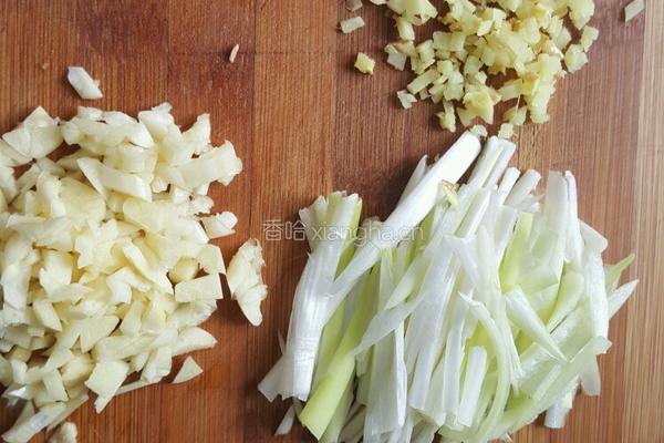 青菜肉末的做法图解2