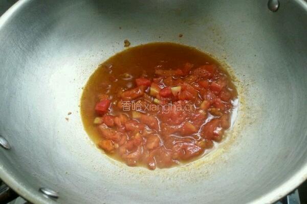肉末茄汁金针菇的做法图解3