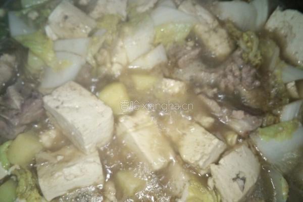 排骨炖豆腐的做法图解4