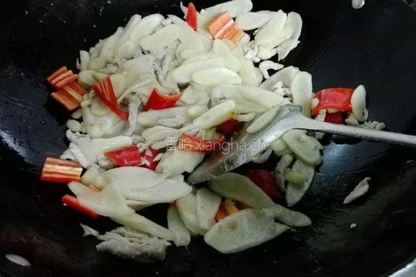 瘦肉炒嫩姜的做法图解5