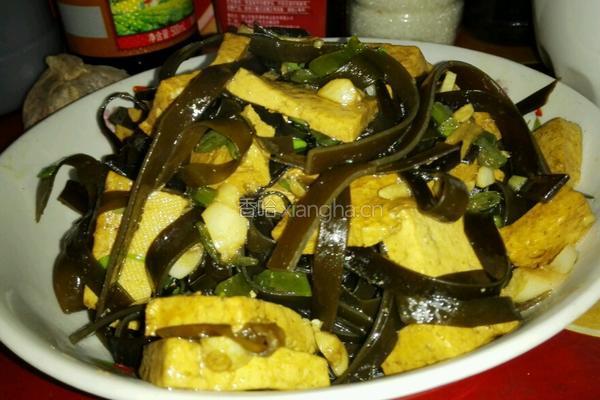 海带炒豆腐的做法图解6