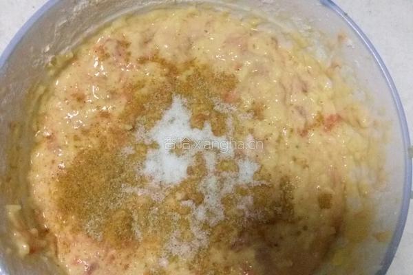 土豆鸡蛋金黄小肉饼的做法图解3