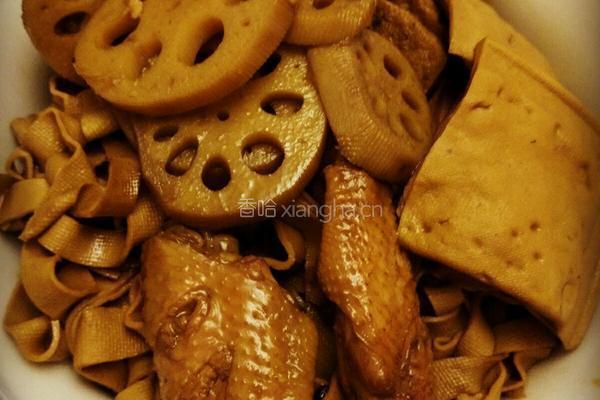 卤豆制品，鸡翅