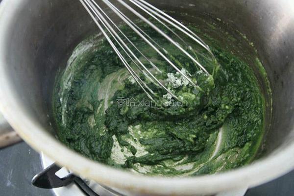 红豆抹茶舒芙蕾蛋卷的做法图解2