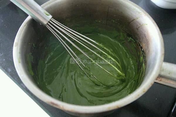 红豆抹茶舒芙蕾蛋卷的做法图解6